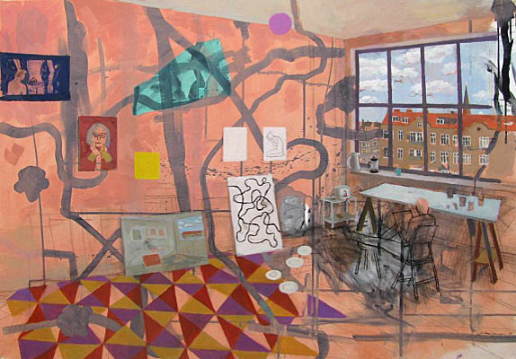 Målningen Rontheimer strasse 36a