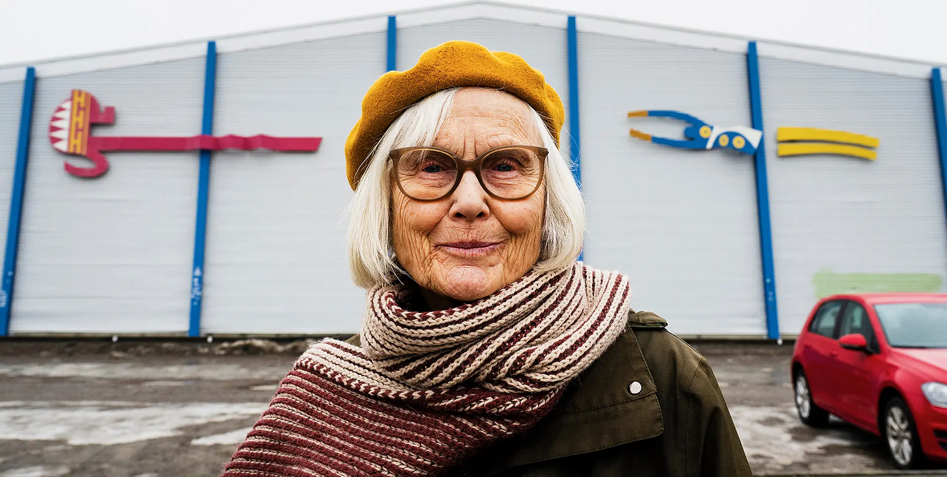 Porträtt på Gittan Jönsson. Foto: Emil Langvad.