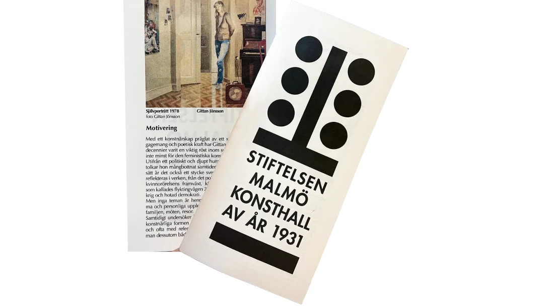 Stipendie 2026, Stiftelsen Malmö Konsthall av år 1931