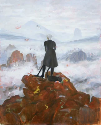 Vandrerskan - Hommage à C D Friedrich